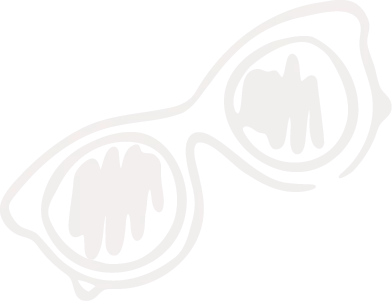 illustration lunettes blanc cassé
